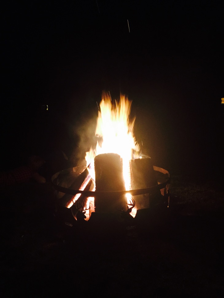 Bon fire to end the night.